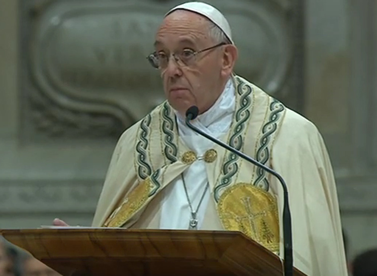Papst Franziskus / screenshot ctv