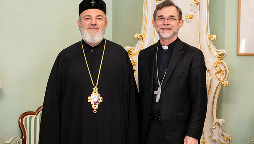 Erzbischof Grünwidl empfängt orthodoxen Metropoliten Isaak