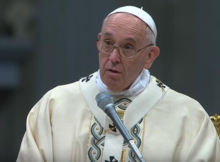 Papst Franziskus / screenshot ctv Gottesdienst im Petersdom